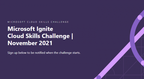 Microsoft Cloud Skills Challenge November 2021